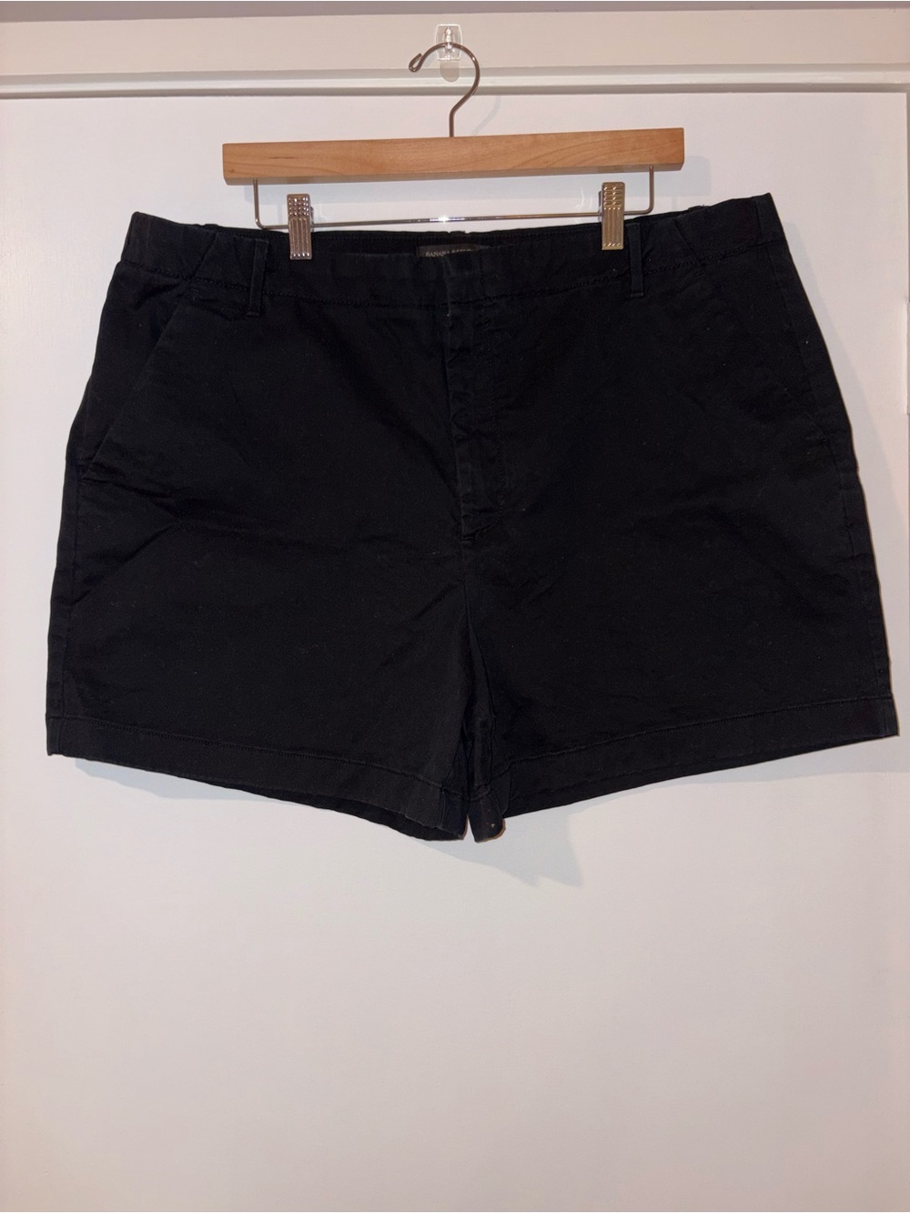 Banana Republic Women's Black Cotton Shorts